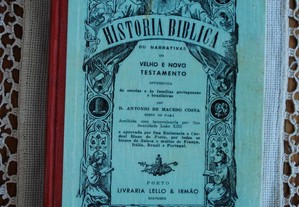 História Bíblica ou Narrativas do Velho e Novo Testamento Ilustrada com 200 Estampas (Edição 1950)