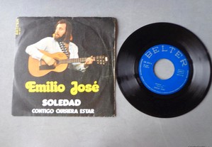 Disco vinil single - Emilio José - Soledad