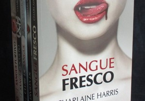Livros A Saga do Sangue Fresco Charlaine Harris 5 Volumes