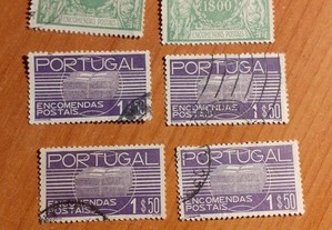Selos de encomenda postal