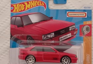 Audi Quattro 1987 Red Hotwheels