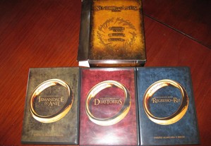 Colecção em DVD "Senhor dos Anéis" Edição Especial 2 DVDs e com Box Arquivadora!
