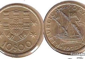 10 Escudos 1972 - soberba