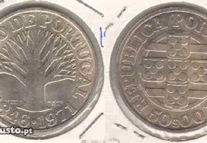 50 Escudos 1971 Banco de Portugal - soberba prata