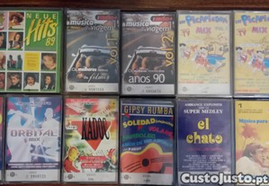 Cassetes de Música Coletâneas Internacionais 06/2026.