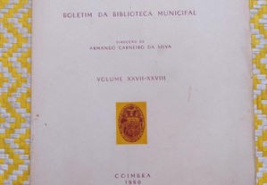Arquivo COIMBRÃO - Vol XXVII - XXVIII Boletim da Biblioteca Municipal