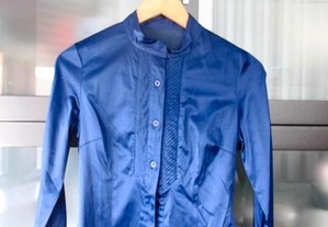 Camisa azulão de pano acetinado LANIDOR Tamanho S