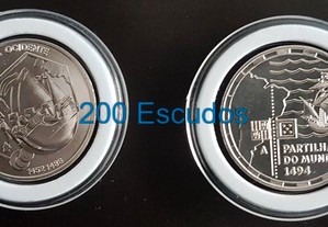 Portugal - Conjunto moedas de 200$00 BNC - 1991/1994 - AM