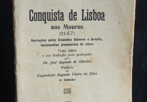 Livro Conquista de Lisboa aos Mouros (1147) 2ª edição 1936