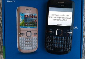 Nokia C3-00, 5310, X2-00 e E51 em Caixa