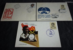 Sobrescrito comemorativo MPLA Angola Nações Unidas