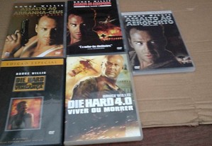 Die Hard (1988- 1990- 2007-2013) Bruce Willis IMDB: 8.2 