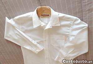 Camisa Branca 12 anos - Marca Trotinete - Como Nova