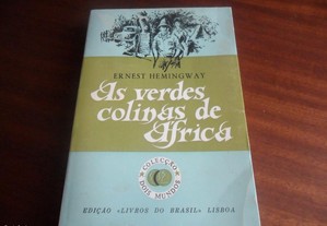 "As Verdes Colinas de África" de Ernest Hemingway