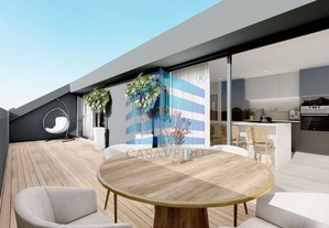 Apartamento t3 duplex com terraços em condomínio de luxo