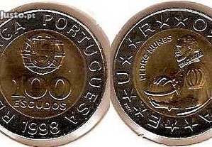 100 Escudos 1998 - soberba bimetálica