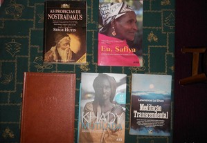 Livros Quasimodo Poemas, Safiya, Khady, Nostradamus, Le Shan Meditacao