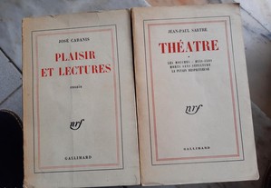 Obras de José Cabanis e Jean Paul Sartre (Francês)