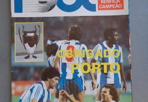 Revista Foot 1987 Porto Taça Campeões + Cruyff +