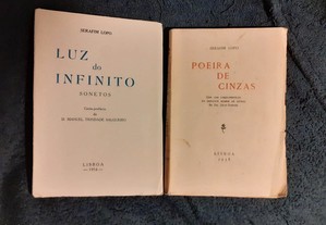 Serafim Lopo - Dois livros (de 1938 e 1964) com dedicatórias do autor: