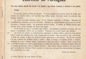 Colecção Editora 3 Conjuntos de exercícios de Português para o 1º ano do ensino liceal