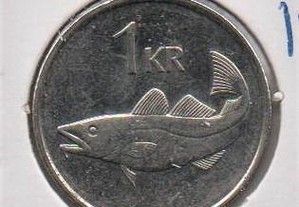 Islândia - 1 Krona 1999 - soberba