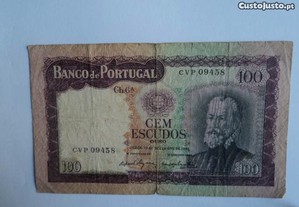 nota 100 escudos 1961