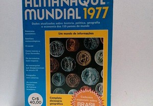 Almanaque Mundial 1977 Dicionário Geográfico