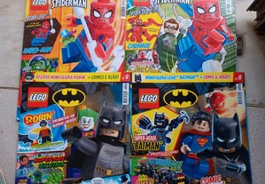 Revistas Lego Spider Man e Batman (só revistas)