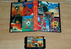 Mega Drive: 9in1-Alex Kidd; Columns; Pac-Man,etc..