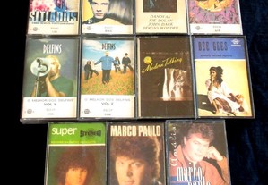 Cassetes Audio K7 Marco Paulo Sitiados Bee Gees