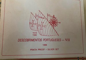 Moedas 200 escudos Prata Proof Descobrimentos Serie VII de 1996