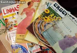 Moda, Tricot / Crochet 6 revistas antigas
