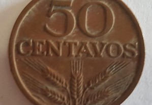Moeda de 50 centavos de 1974