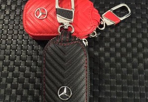 Bolsa-Porta Chaves Pele ORIGINAL Mercedes-Benz