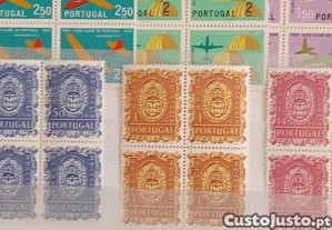 Selos de Portugal 84 quadras novas