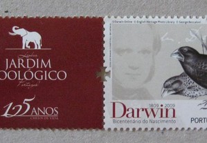 Selo Corporate nº 3803A Bicentenário do Nascimento de Charles Darwin