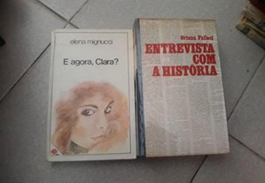 Obras de Elena Mignucci e Oriana Fallaci
