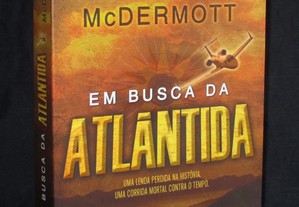 Livro Em busca da Atlântida Andy McDermott