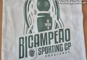 Fronha 40x40 "Sporting Bicampeão" - com pequeno defeito na impressão