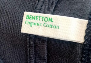 t-shirt: para 4 anos, azul escura, Benetton, só 2EUR!