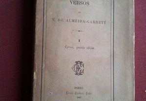 Obras de Almeida Garrett-XVI-Versos-I-Lírica-1882