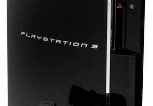 Playstation 3 com pouco uso como nova mais 3 jogos.