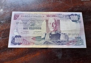 Nota 1000 escudos Angola 1972