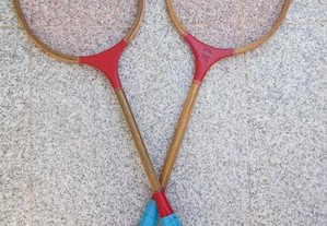 raquete ou raquetes madeira