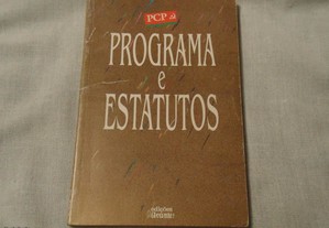 Livro Programa e Estatutos PCP 1992