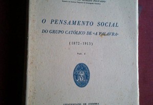 O Pensamento Social do Grupo Católico «A Palavra»-1977