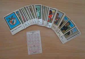 Calendários de futebol Cromogal - 1987/88