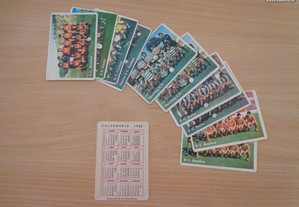 Calendário de futebol 1985
