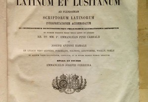 Magnum lexicon novissimum latinum et lusitanum. Fr. Manuel de Pina Cabral